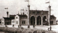 Bahnhof um 1850