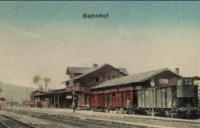 Bahnhof um 1913