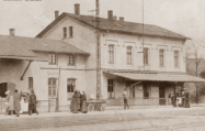 Bahnhof um 1909