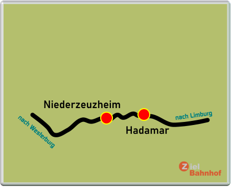 Hadamar Niederzeuzheim nach Limburg nach Westerburg